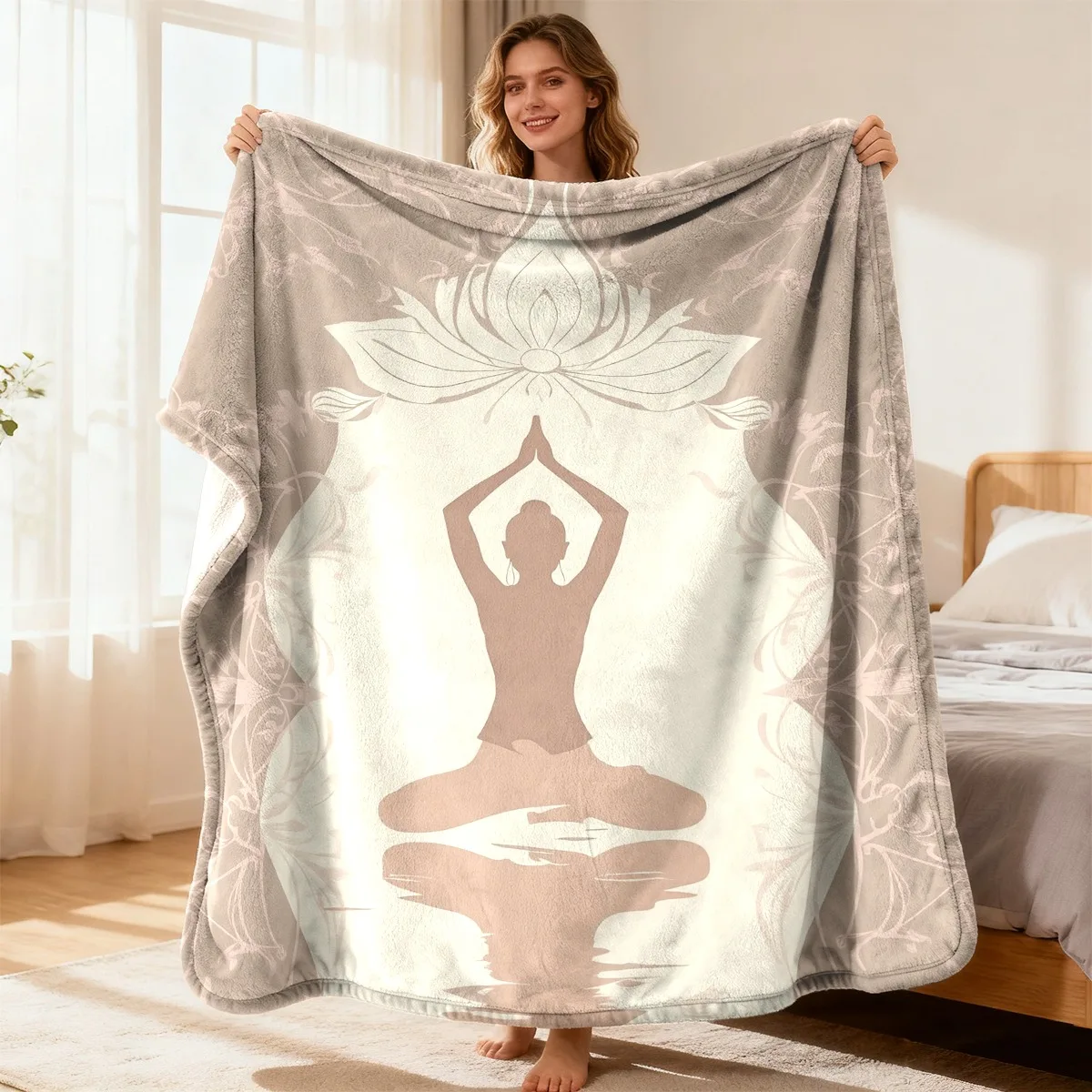 Spa Wellness Luxury - Manta Luxuosa de Yoga e Meditação