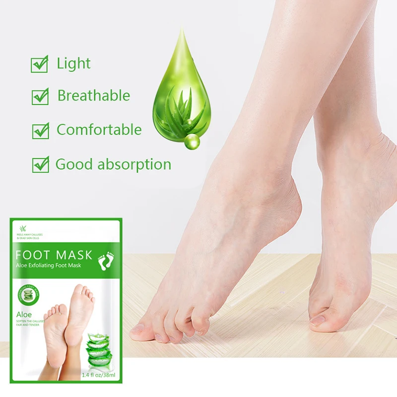 Foot Mask Peeling - Máscaras Esfoliantes para os Pés, Meias