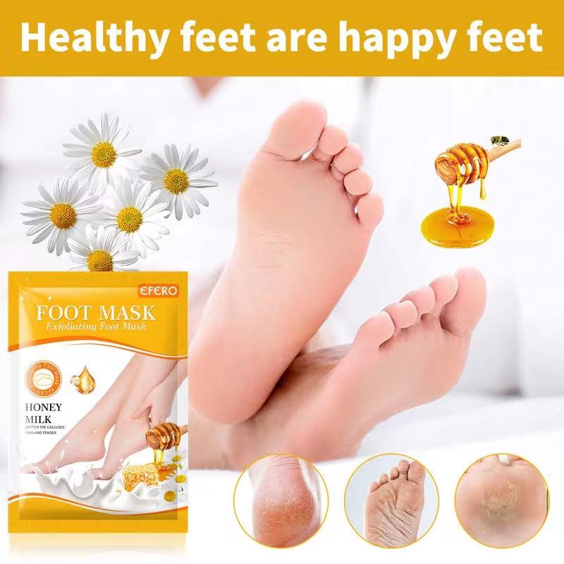 1 Pacote = 1 Par de Máscara de - Foot Mask Peeling avaliação e preço
