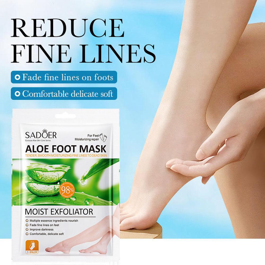 SADOER 1/2/3/4/5/10 Pares Másc - Foot Mask Peeling avaliação e preço