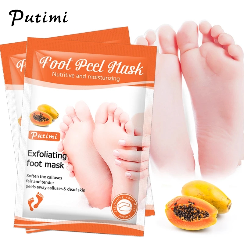 6 pacotes de máscara esfoliant - Foot Mask Peeling avaliação e preço