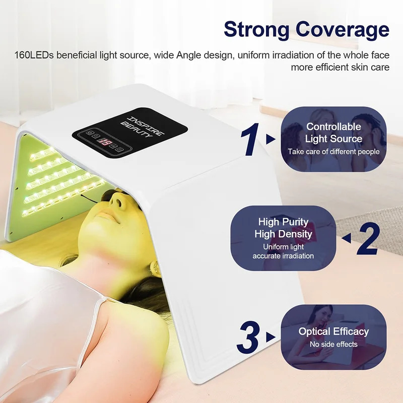 7 cores LED Photon Beauty Mask - Spa & Wellness Retreat avaliação e preço