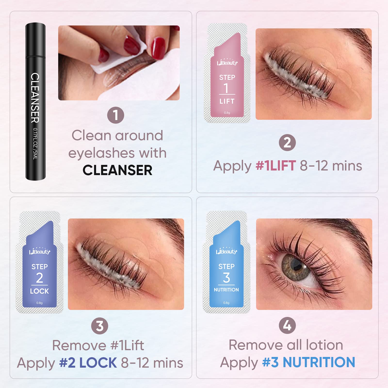 Libeauty 20 peças/lote 10-12 m - Brow Lamination Kit avaliação e preço