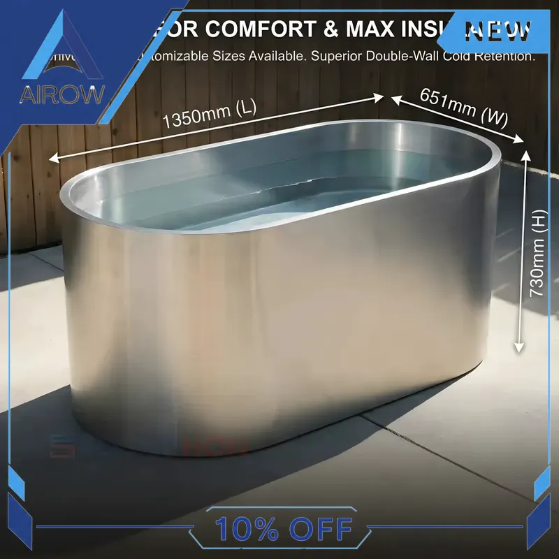 Banheira de Gelo Premium em Aç - Spa Wellness Luxury avaliação e preço
