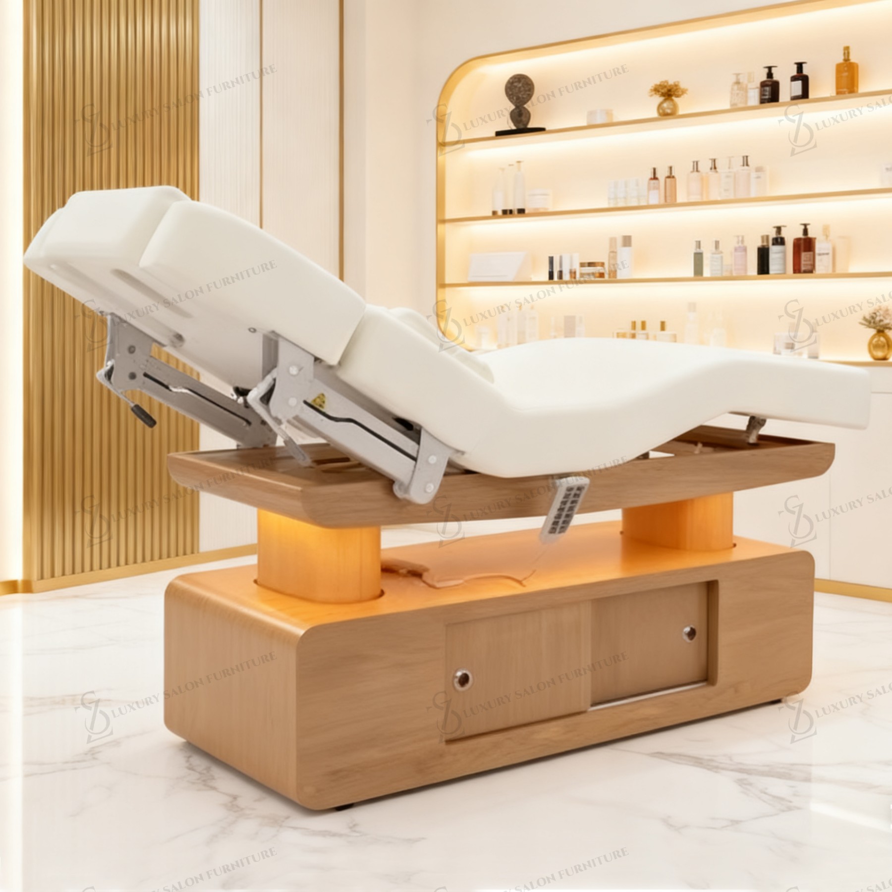 Luxo 3/4 motores rosa cama de  - Spa Wellness Luxury avaliação e preço