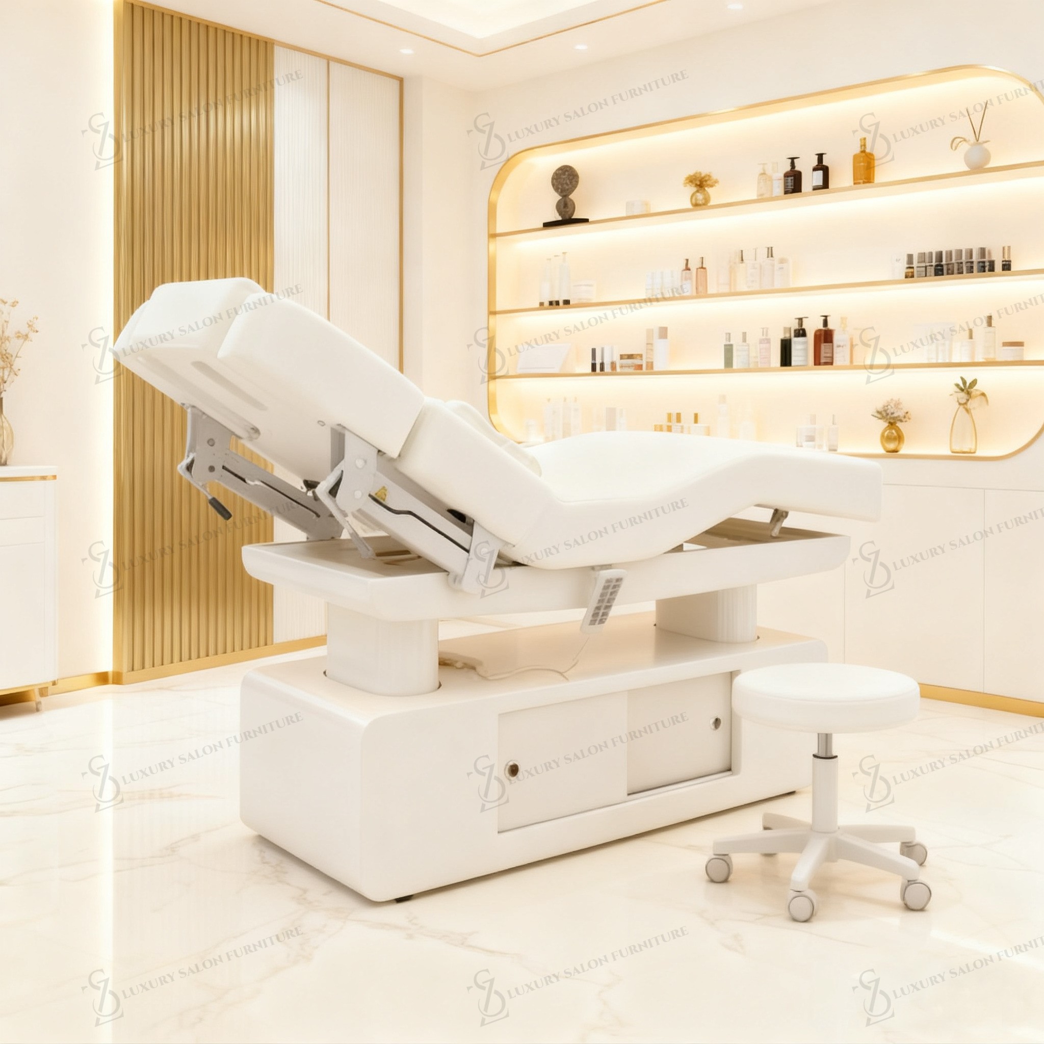 Luxo 3/4 motores rosa cama de  - Spa Wellness Luxury avaliação e preço
